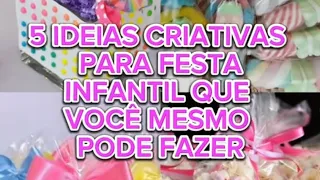 IDEIAS PARA FESTA INFANTIL | FAÇA VOCÊ MESMO.