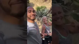 Lewis and Angela training Today