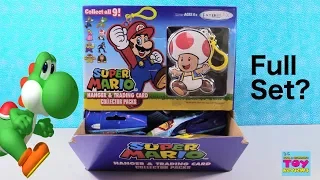 Super Mario Hanger & Trading Cards Blind Bag Pack Opening | PSToyReviews