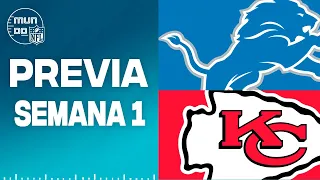 ¿Juega Kelce? ¿Detroit sorprende? Lions vs Chiefs | Kickoff NFL 2023 Semana 1 Previa