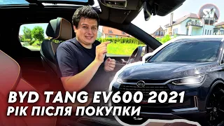 BYD TANG EV600 2021 | РІК ПІСЛЯ ПОКУПКИ | ЕЛЕКТРОМОБІЛЬ