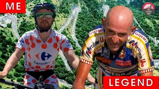 I TRIED TO BEAT MARCO PANTANI'S Alpe d'Huez RECORD on an E-BIKE | Tour de France