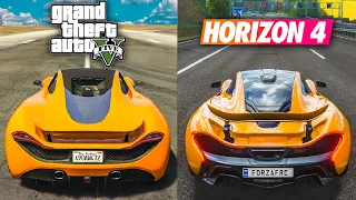 Forza Horizon 4 vs Grand Theft Auto 5 | Car Performance Comparison!