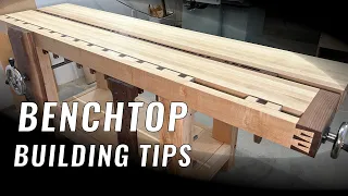 How To Build A Benchtop // Split Top Roubo Bench