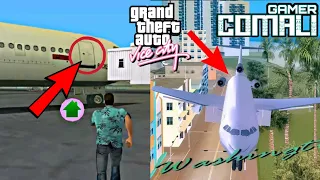 How To Drive This Plane in #GTA Vice City Hidden Place |  Secret Plane Cheat