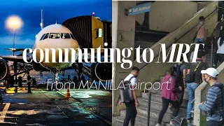 How to commute from NAIA Terminal 1 and 2 to MRT | (Manila Airport)