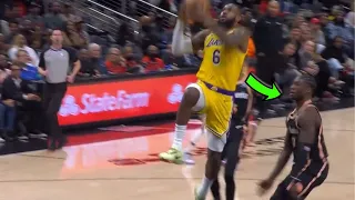 LeBron James Delivers Birthday DUNK on AJ Griffin December 30, 2022 Lakers Vs Hawks