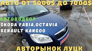 Цены Skoda Fabia Octavia, Renault Kangoo на луцком авторынке. Какое авто купить до 5500$? Часть IV.