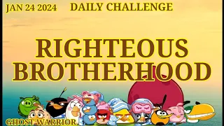 Angry Birds 2 Daily Challenge Today 2024/1/24 & 2024/1/25 Easy old frame b4 King Pig Panic