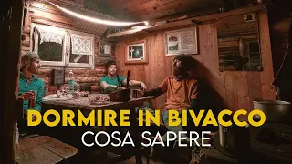 Le cinque cose da sapere prima di dormire in bivacco