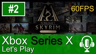 Skyrim Anniversary Xbox Series X Gameplay (Let's Play #2) - 60fps