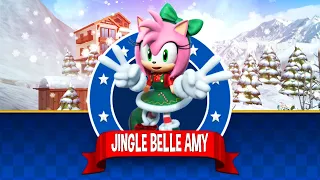 Sonic Dash - Special Episode - Jingle Belle Amy Unlocked and Fully Upgraded - Run Gameplay