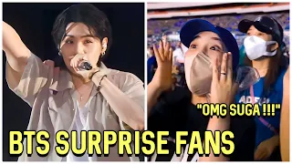 When BTS Surprise Their Fans