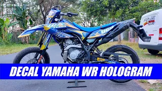 DECAL STICKER YAMAHA WR HOLOGRAM 2021