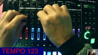 ROLAND TR-8S / TEMPO 123 / 21-03-23 / SUNNY SOLO