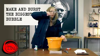 Make the Biggest Bubble and Burst it with your Nose | Full Task