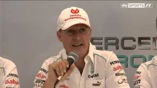Michael Schumacher announces retirement