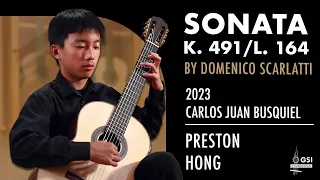 Domenico Scarlatti's "Sonata K. 491/ L. 164" played by Preston Hong on a 2023 Carlos Juan Busquiel