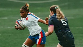 Festival des Six Nations : France moins 18 ans féminin s'impose face à l'Ecosse (46-0)