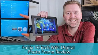 SHARE YOUR MEMORIES - Fullja 10 inch WiFi Digital Photo Frame Review