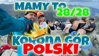 Jak zdobyć Koronę Gór Polski w 1 rok 🏔👑🇵🇱 ?  Zobacz wszystkie 28 szczytów i wejście na RYSY 🤩