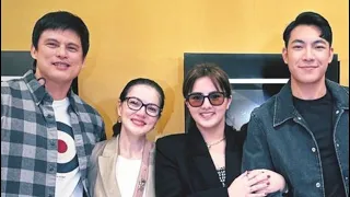 CASSREN WITH CARMINA AND ZOREN KASAMA ANG WHEN I MET YOU IN TOKYO CASTS AND FRIENDs