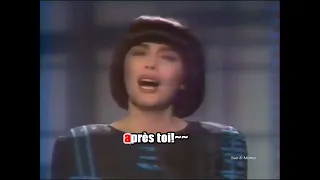 Karaoké Mireille Mathieu - Après toi  1986