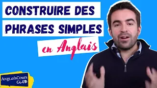 Cours d'anglais débutant : faire des phrases simples en anglais