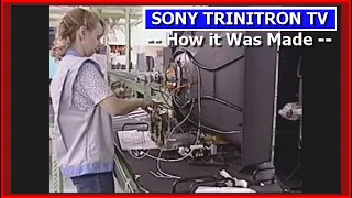 1998 SONY TRINITRON TV How was it Made -Television Tech Japan Electronics Documentary Scientific