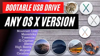 How to create a Bootable USB Drive with any Mac OS X version Terminal codes in the video description