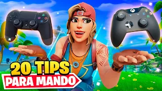 20 COSAS que DEBES HACER para MEJORAR con MANDO en FORTNITE (PS4/XBOX/PC)