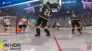 NHL 22 Vegas Golden Knights vs Anaheim Ducks (4K Ultra Realistic Graphics!) PS5 Gameplay