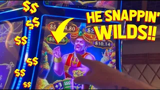 2 JACKPOT FROM GENIE’S LAMP with VegasLowRoller on Dreamy Genie Slot Machine!!