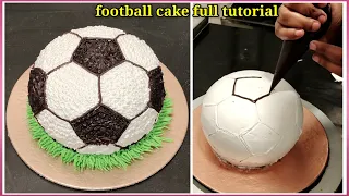 football cake | 1kg football cake design | football theme cake | football birthday cake | football