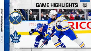 Sabres @ Maple Leafs 3/2 | NHL Highlights 2022