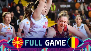 North Macedonia v Belgium | Full Basketball Game | FIBA Women's EuroBasket 2023 Qualifiers