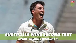 EVERY wicket from dramatic Day 4 | Australia v Pakistan Second Test