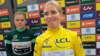 Vollering after winning the Tour de France Femmes avec Zwift: "In the end you want to be the best"