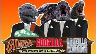 Godzilla 1954 & 1998 & 2014 & Godzilla vs. Kong (2021) - Coffin Dance Meme Song Cover