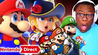 ALL THE MARIO GAMES! Nintendo Direct 9.14.23 | Princess Peach | Paper Mario | Luigi's Mansion