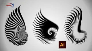 Shell Design(Abstract) in Adobe Illustrator | Tutorial | Easy