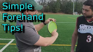 Teaching a Beginner How To Forehand | Grip, 3 Step Approach, Easy Distance