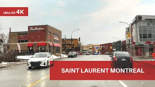 [4K] Drive in Saint Laurent | Driving ASMR Experience | Relaxing Tour Ambiance