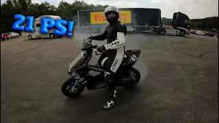 Ich Fahre HIGHEND Aerox 21PS! | Yamaha Aerox 70ccm S6RT Setup (2/2) @LuisBrygala