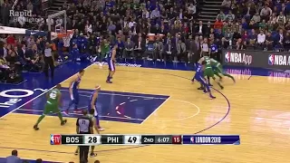 BOSTON CELTICS VS PHILADELPHIA SIXERS   JAN 11 2018