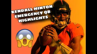 Kendall Hinton QB Highlights (Broncos Emergency QB) | Panini