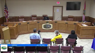 City of Pahokee, FL July 28, 2021 Special Commission Meeting