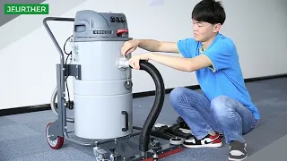 Single phase dust and water industrial vacuum cleaner