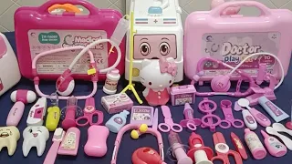 Hello Kitty Toys||18:13 Minutes Satisfying with Unboxing Cute Pink Ambulance Car Doctor Playset ASMR