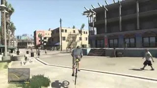GTA V Cycling Gameplay HD (Free Roaming)